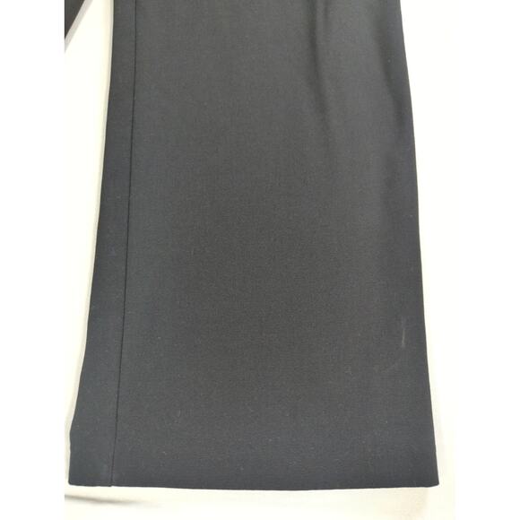 Sag Harbor Women’s Stretch Dress Pants Size 14 Petite Short Black Grey Trousers - Picture 4 of 12